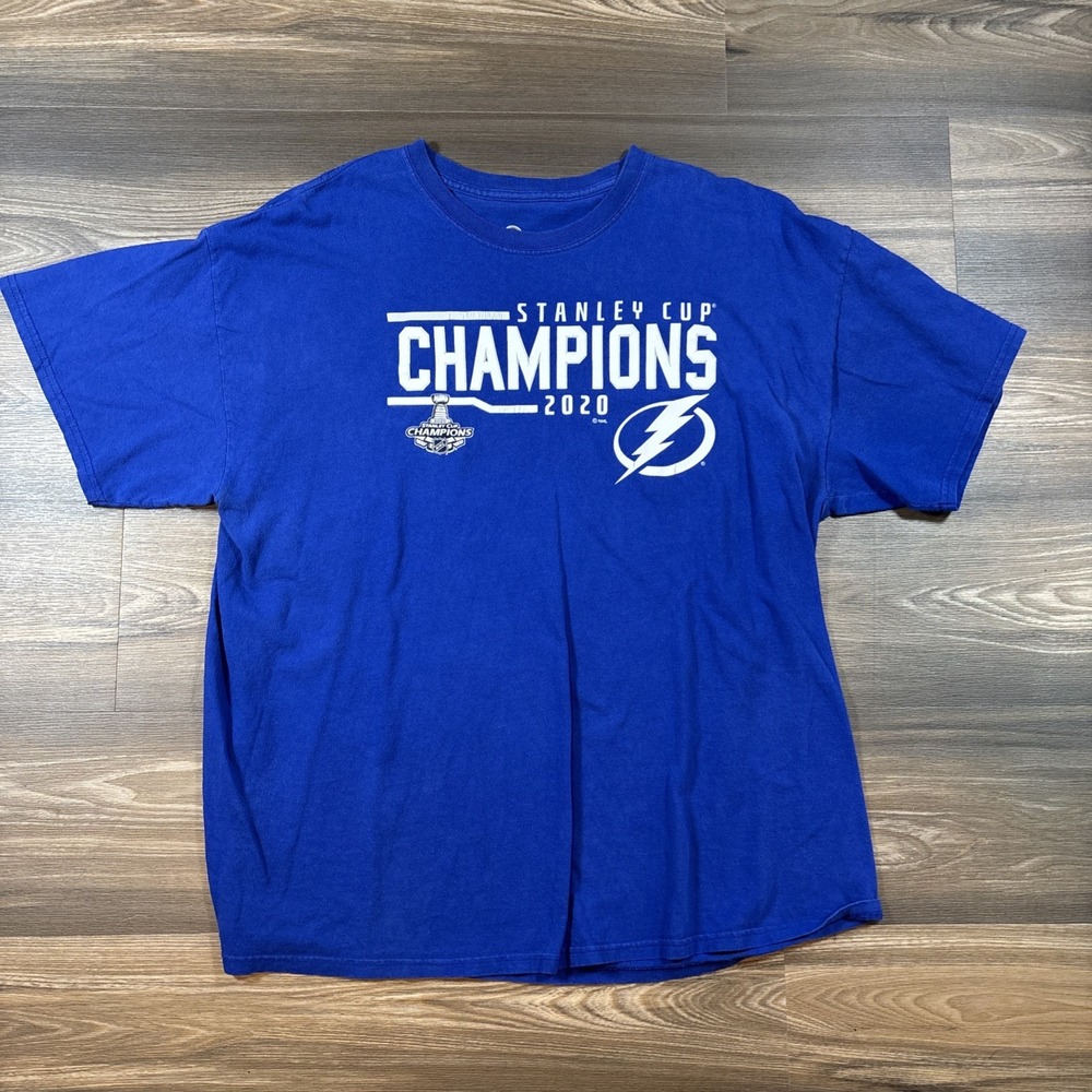 Tampa‎ Bay Lighting 2020 Stanley Cup Champions T Shirt Size XL